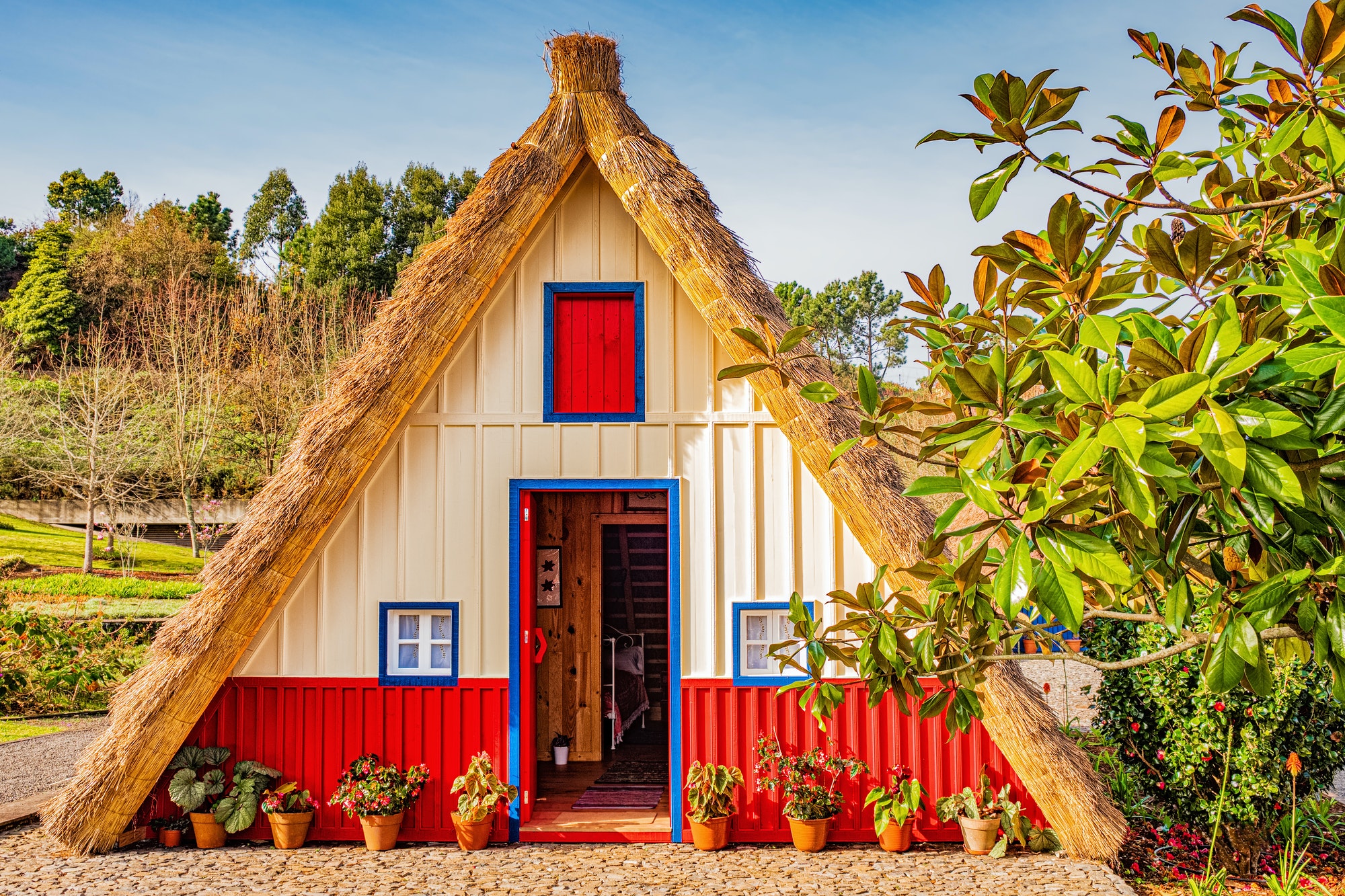 Traditionale Hütte in Portugal